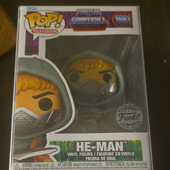 Funko Other - Funko Pop! He-Man in Teenage Mutant Ninja Turtles Limited Editon Wrong Label